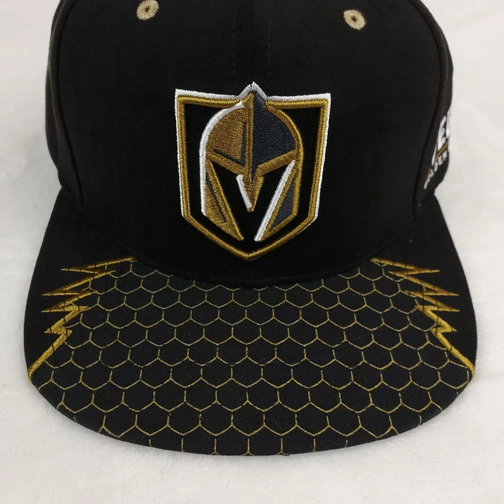 Las Vegas Golden Knights Mitchell & Ness NHL Snapback Hat Cap 3D Logo‎ New